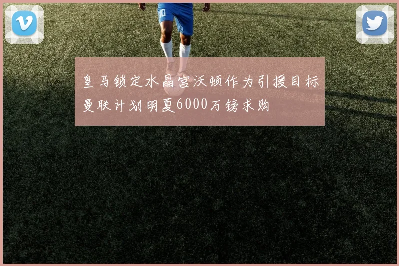 皇马锁定水晶宫沃顿作为引援目标曼联计划明夏6000万镑求购
